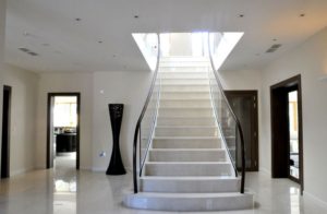 Marble floor and stairs
